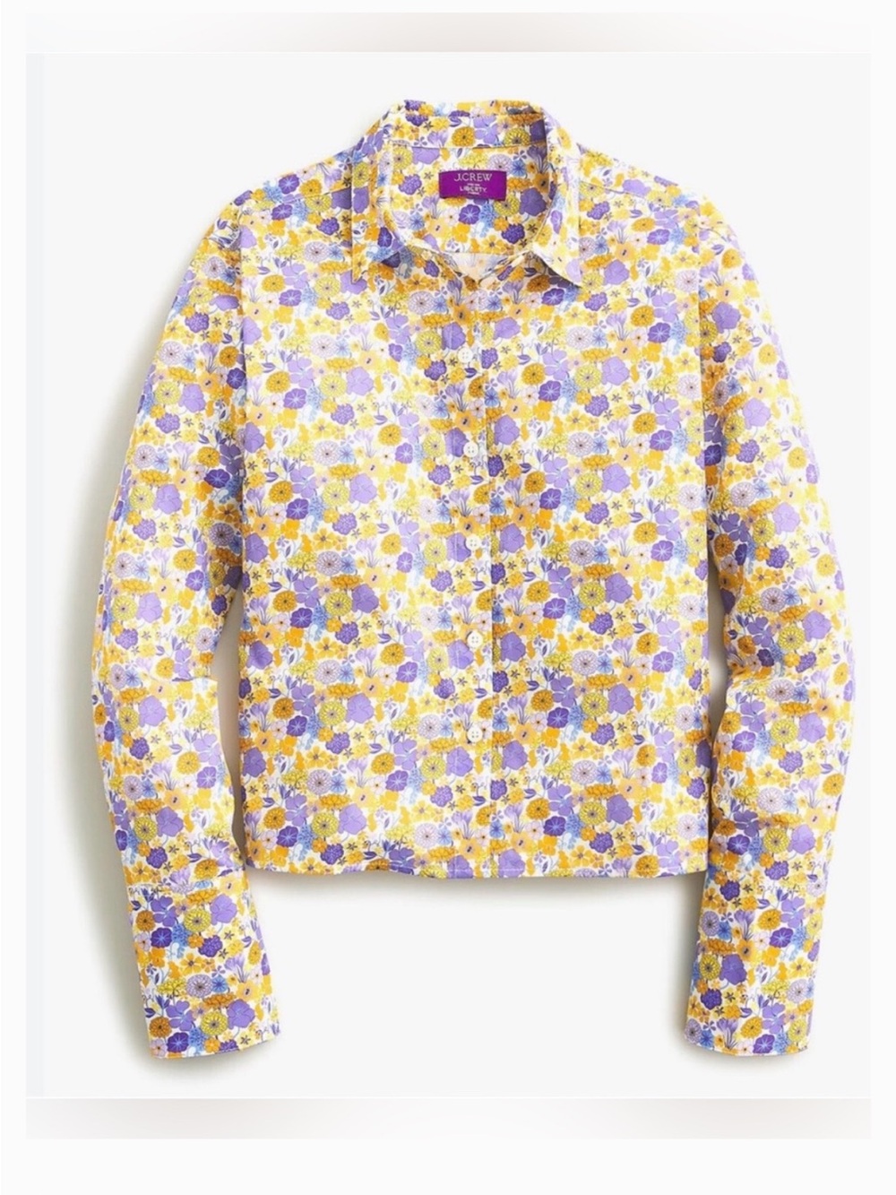 J. Crew Floral Liberty Blouse